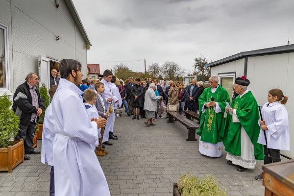 Poświęcenie figury św. brata Alberta